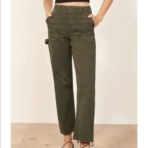 Reformation Utility Pant - Army